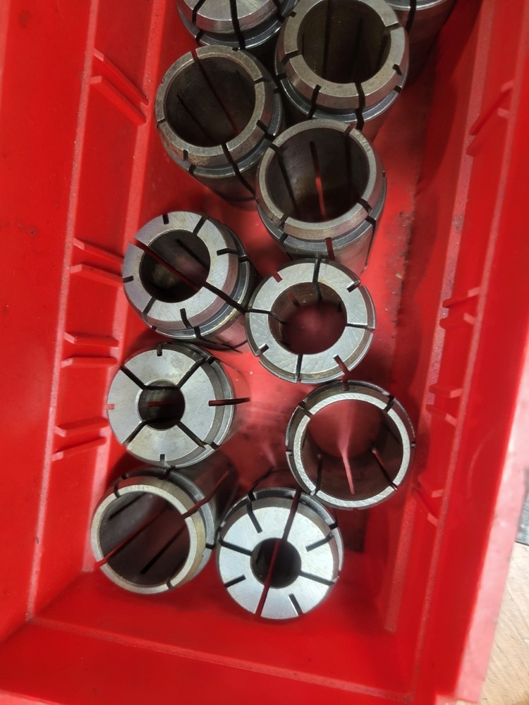 CAT40 TG1000 COLLET CHUCK + COLLETS