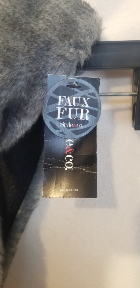 Faux Fur, Grey Headband, Macy's one-size
