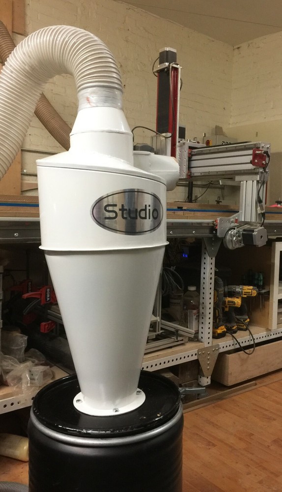 High Efficiency Patented Cyclone Dust Separator 30 gallon drum