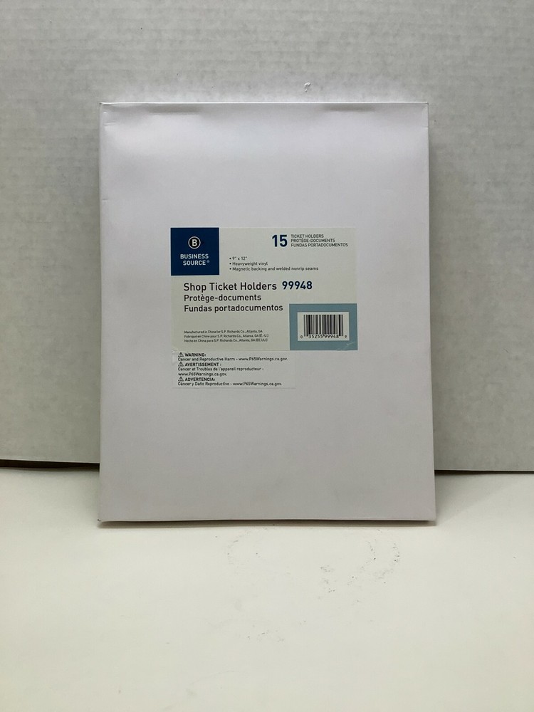 Business Source Magnetic Ticket Holder (99948)