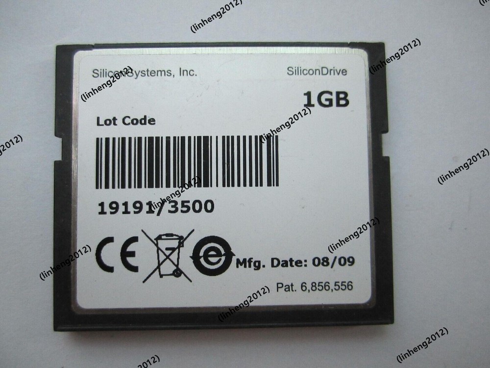 10PCS SiliconDrive 1GB CF Compact Flash CF Card SSD-C01G-3500