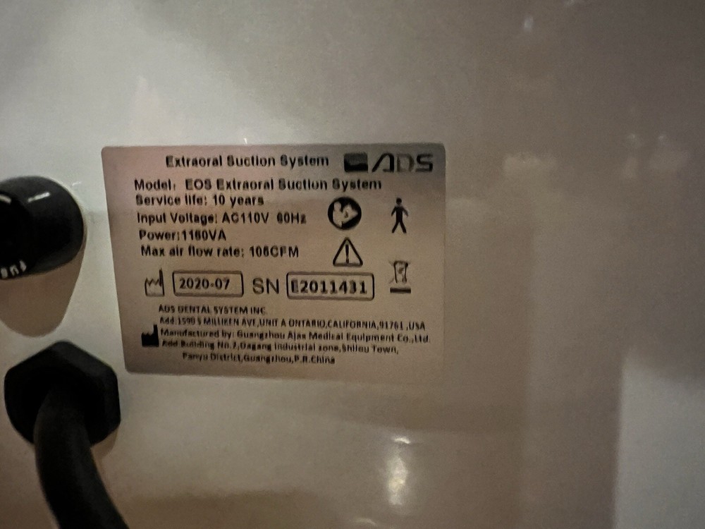 ADS EOS Extraoral Dental Suction System 