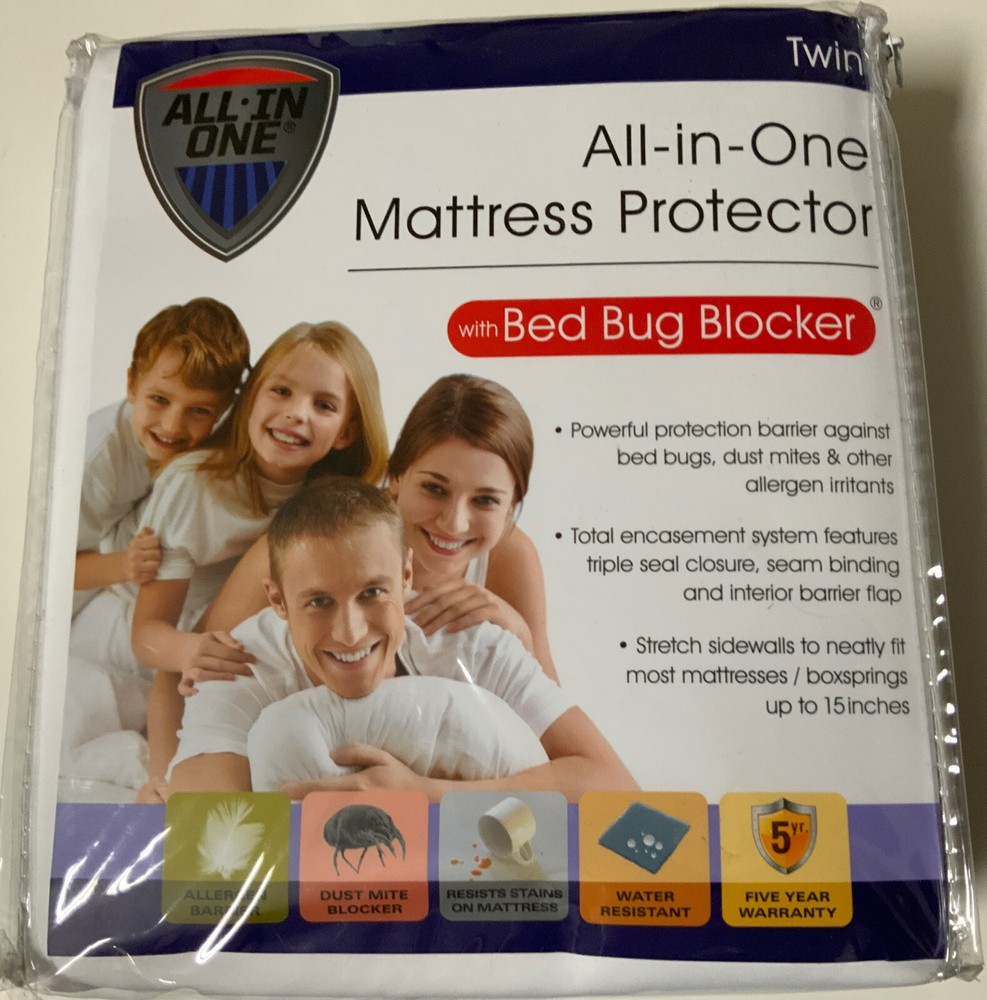 ⚡️All-In-One Mattress Protector With Bed Bug Blocker, TWIN 🆕