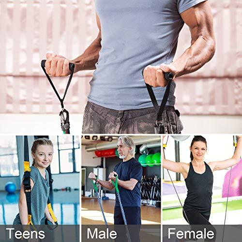 4pcs Resistance Band Handles Plastic D Ring Exercise Strap Foam Handle 4pack