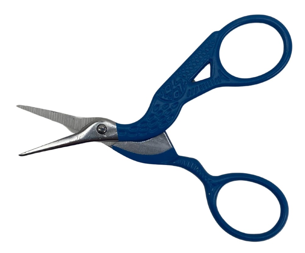 Lori Holt - Denim Needlepoint-tip Stork Scissors