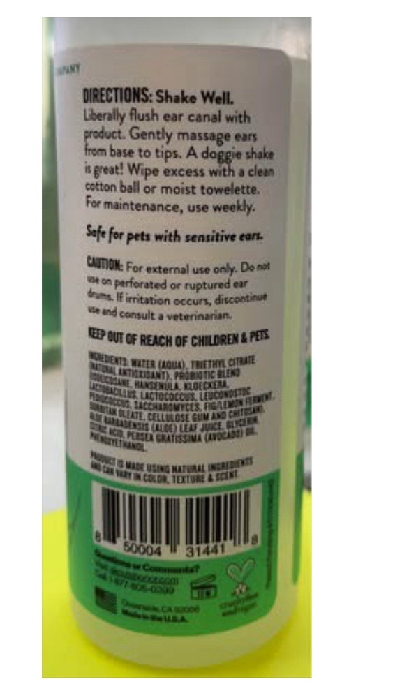 SKOUT’S HONOR Probiotic Ear Cleaner, 4 Oz