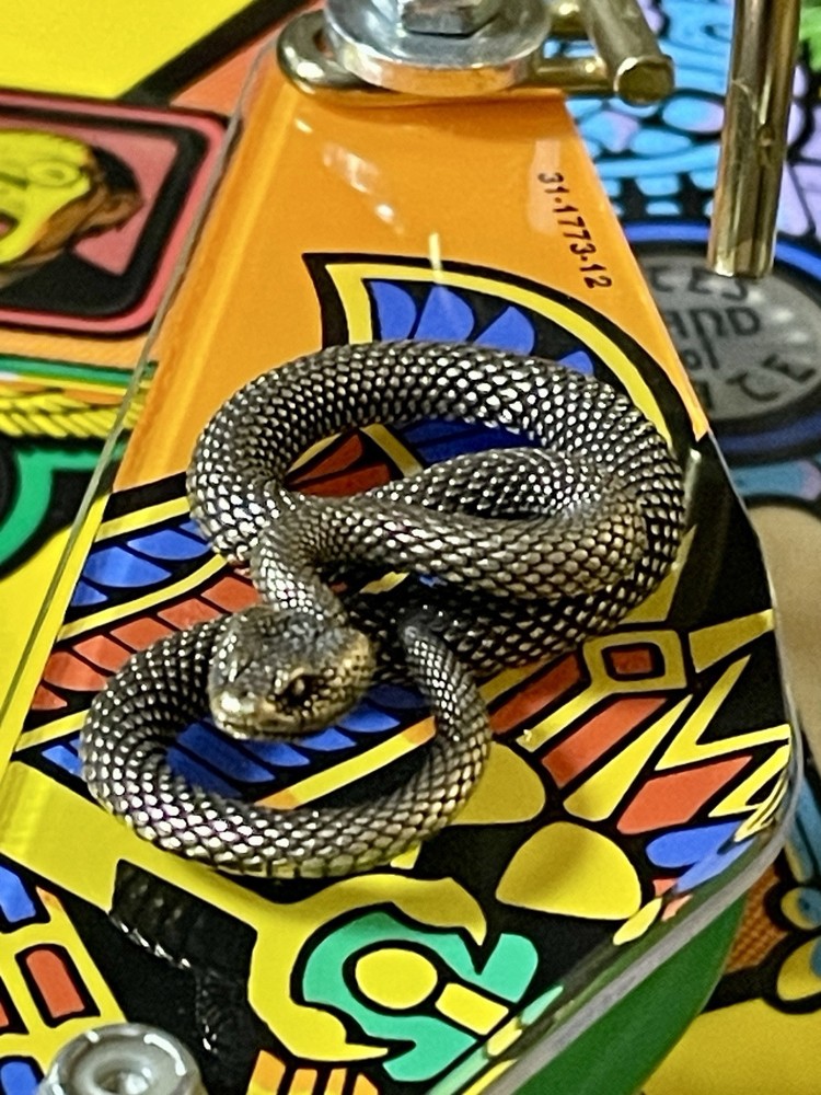 Indiana Jones Pinball Machine Snake Mod (SOLID BRASS!!)