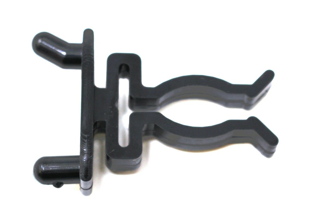 Spring Style Tool Holder Black 50-PK Garage Organizer for 1/4 Pegboard Peg Hooks