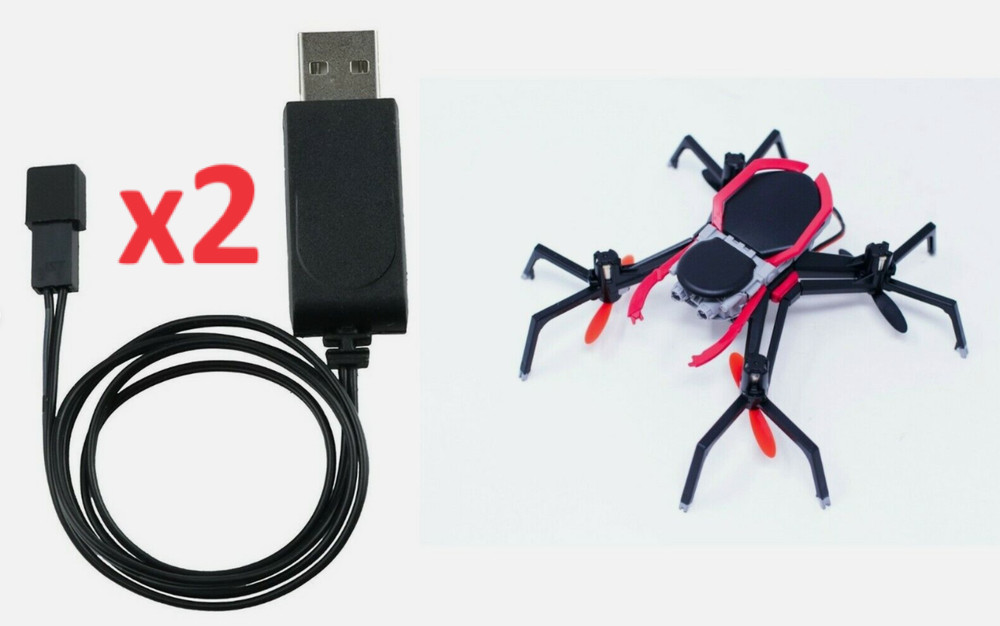 2 USB Chargers for Sky Viper Spider Drone