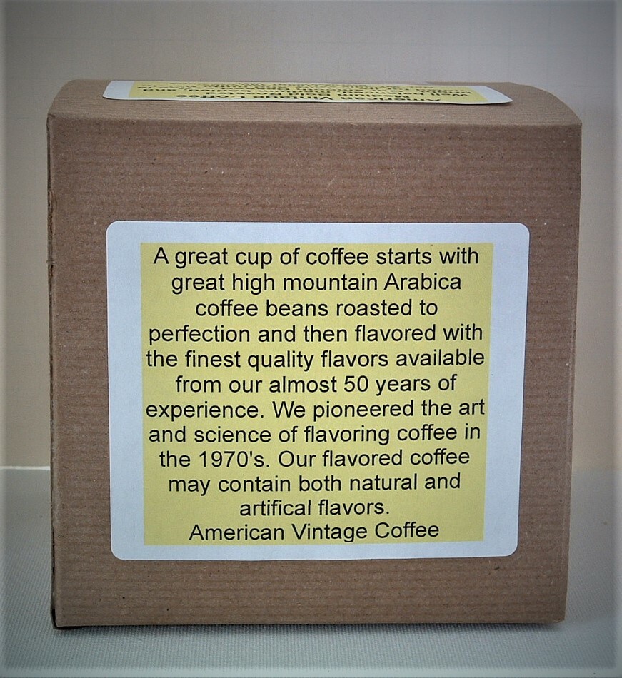 Decaf. Dark Choc. Macadamia Nut Dessert Coffee 10 Medium Bold K-Cups