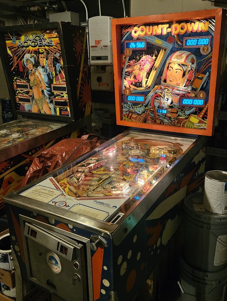 COUNTDOWN Pinball Machine GOTTLIEB 1979 Fully Functional Will DELIVER SEE DESC