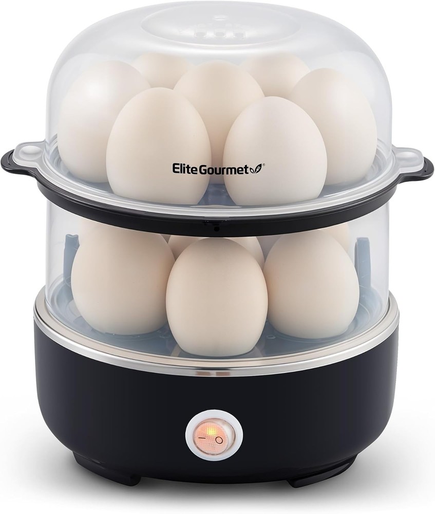 Easy Egg Cooker Electric 7-Egg Capacity Soft Medium Hard-Boiled Egg