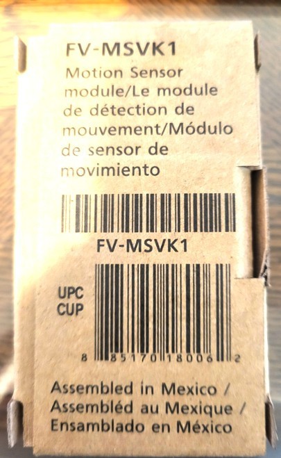 (NEW) PANASONIC FV-MSVK1 WHISPERGREEN SELECT MOTION SENSOR MODULE