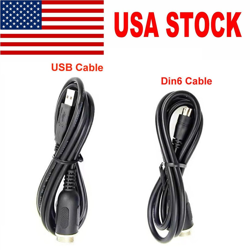 For Thrustmaster TH8A Connection Din6-USB Cable Adaptation Fit TSSH TSSH+ US AAU
