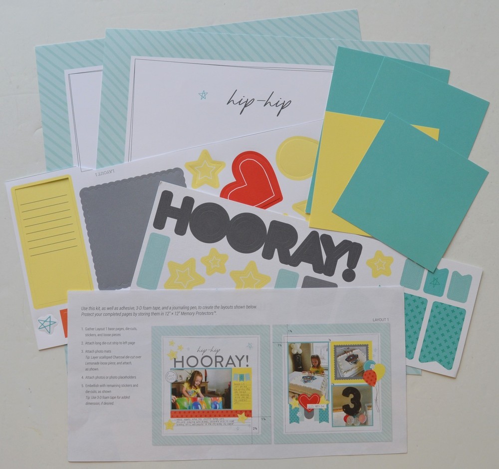 CTMH Scrapbooking Bundle “Cut Above Layout Kits” 10 Complete, 11 Partials