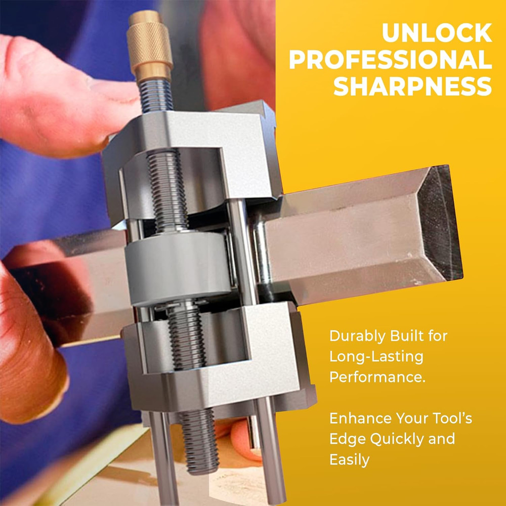 Sharp Pebble Honing Guide - Chisel & Plane Sharpening Jig - Fits Chisels 0.25' t