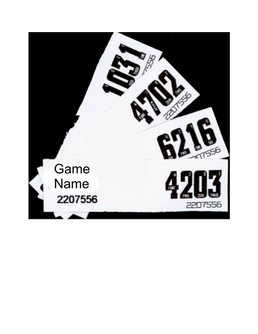 FLIP-OFF! Single game, pull tabs- Jar Tickets