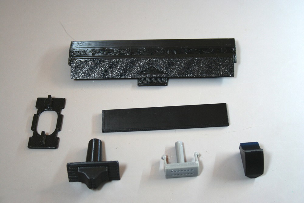 Sega Genesis Model 1 Power, Reset, Volume, Expansion Plastics Pack - 3D printed
