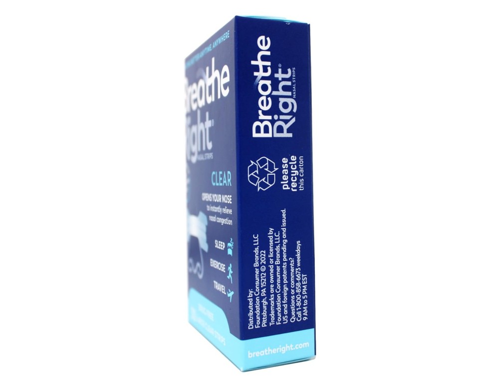 (120 Strips) Nasal Strips Clear Large for Sensitive Skin