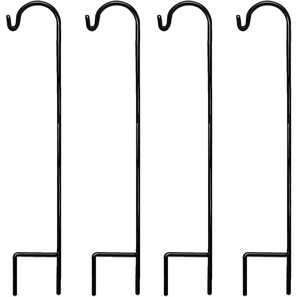 35 in. Steel Shepherds Hooks (4-Pack)