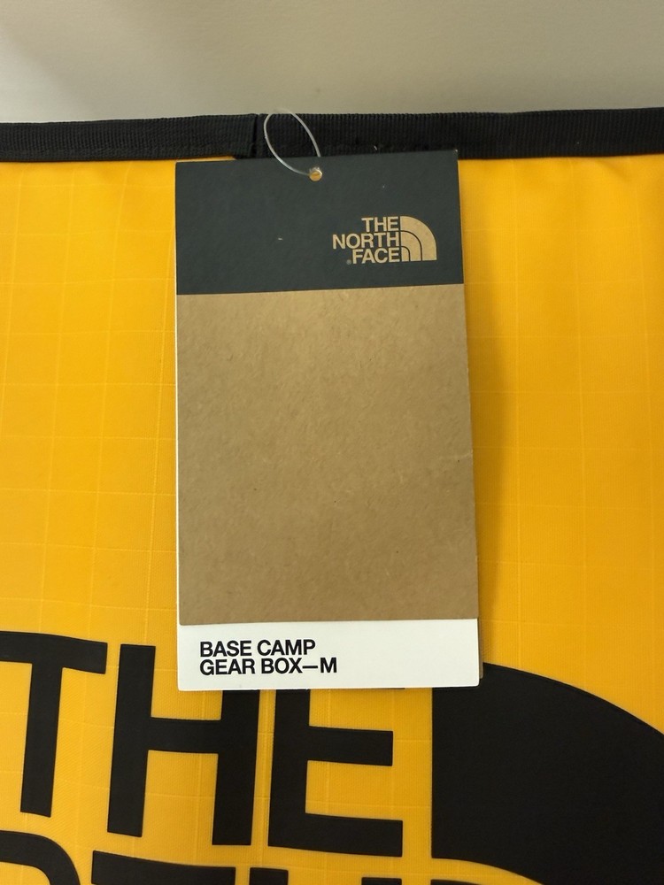 The North Face Base Camp Gear Box PAIR- Large With Medium -Summit Gold SET