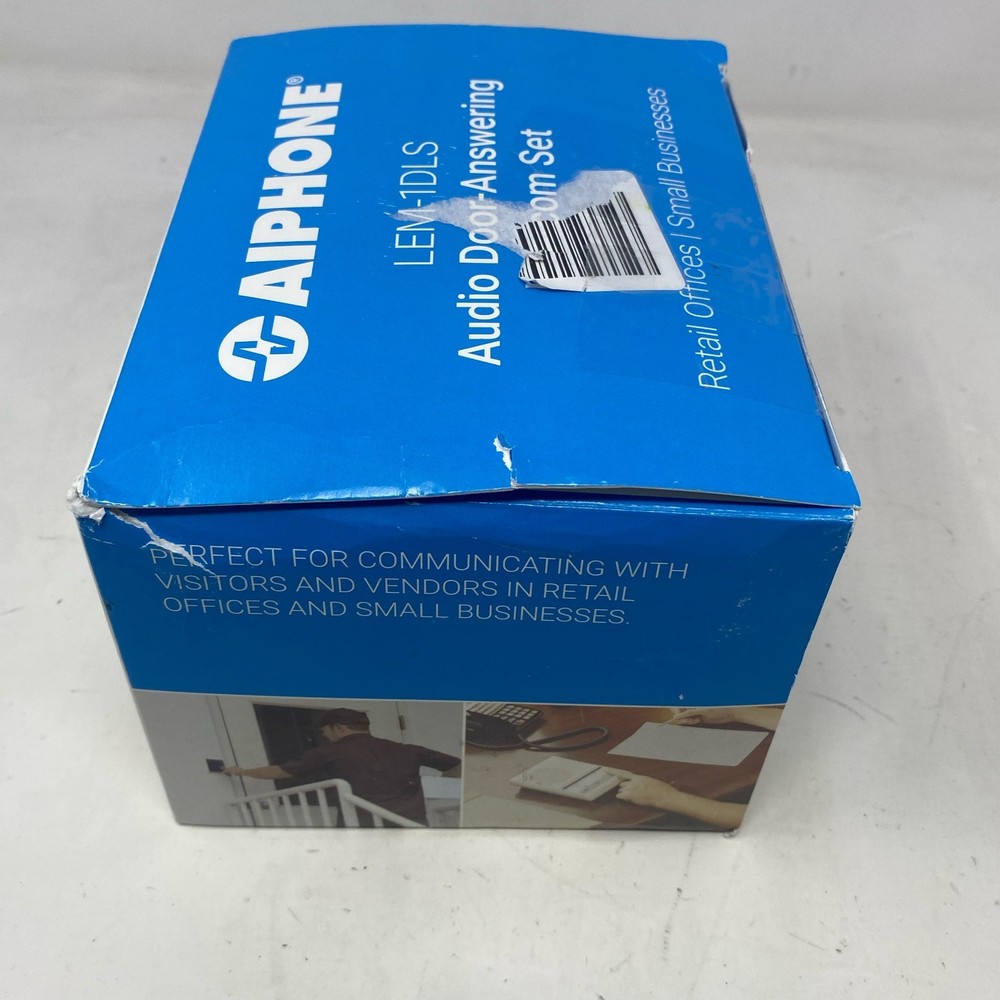 Aiphone LEM-1DLS Access Sentry Intercom Set, White/Black, 1-Door