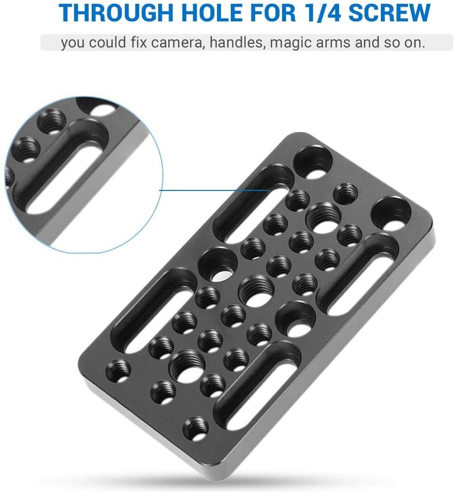 SmallRig Cheese Plate Multi-Function Mounting Plate with 1/4"& 3/8" Threads 1598
