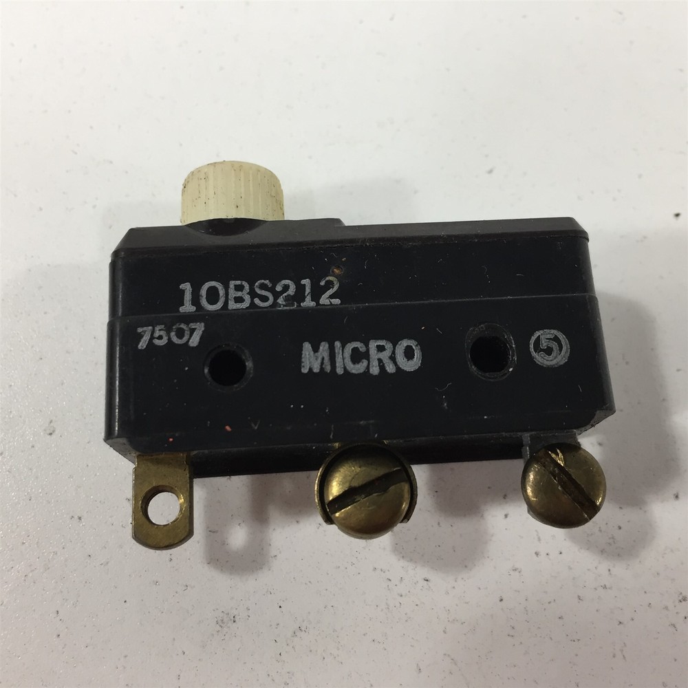 (1) Honeywell 10BS212 Microswitch