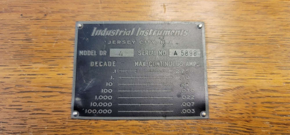 International Instruments Decade Resistor Box, 3 Decades, Tested with Results