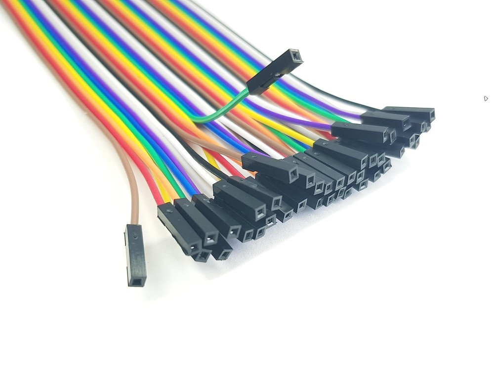 Multicolored Jumper Wires Arduino ESP32 Raspberry Pi Electronics 120 Pieces