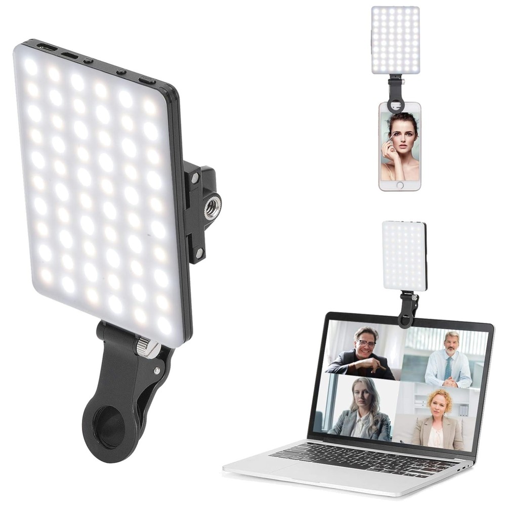 60 LED Video Conference Light with Clip-On Design
