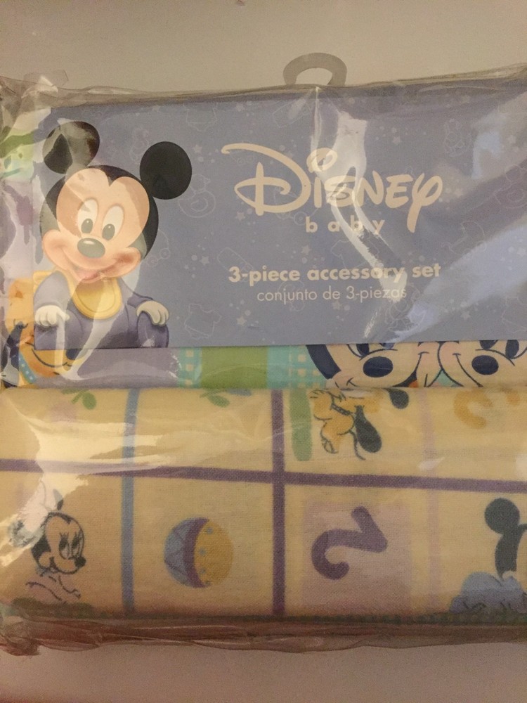 New DISNEY Baby 3 Piece Mickey Mouse Accessory Set