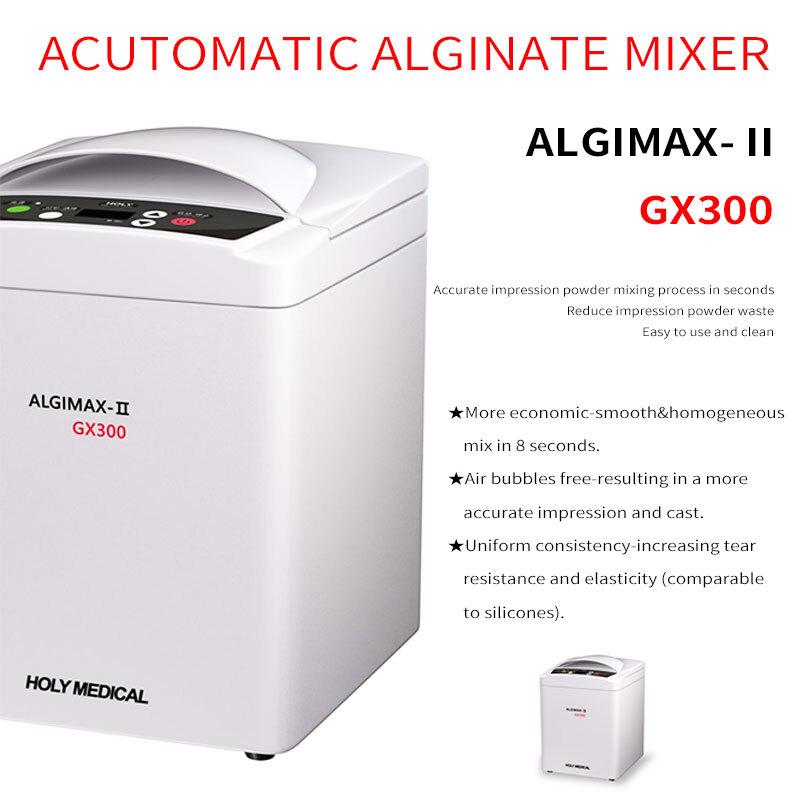 Dental Automatic Alginate Mixer Impression Materials Mixing Machine with Cups US