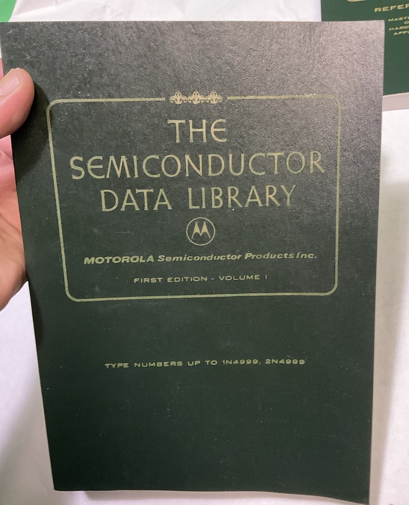 VTG 1972 First EditionThe Semiconductor Data Library Volume 1 ,2 & Third Edition