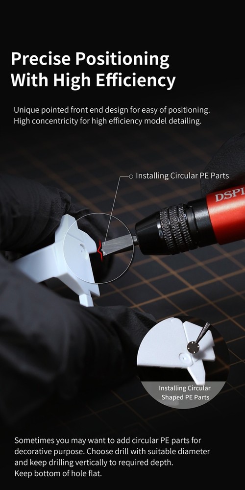 DSPIAE: Precision Tungsten Flat Core Drill Bits | 1.5mm - 3mm