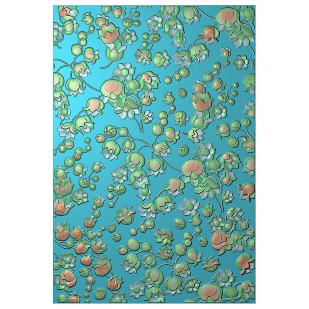 BAOFALI 3D Embossing Folder for Card Making,Beautiful Flower Plastic Texture ...