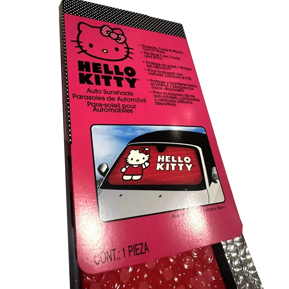 New Hello Kitty Car Window Accessory Windshield Sun Shade Bundle For Chevrolet