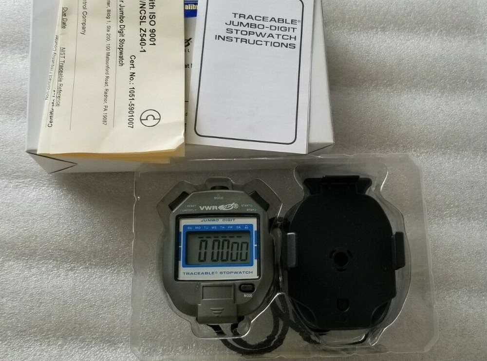 VWR TRACEABLE JUMBO DIGIT STOPWATCH 62379-515
