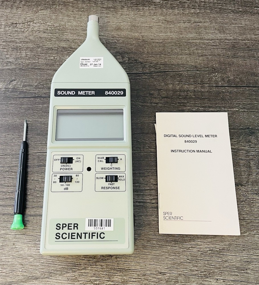 Sper Scientific 840029 Digital Type 2 Sound Meter