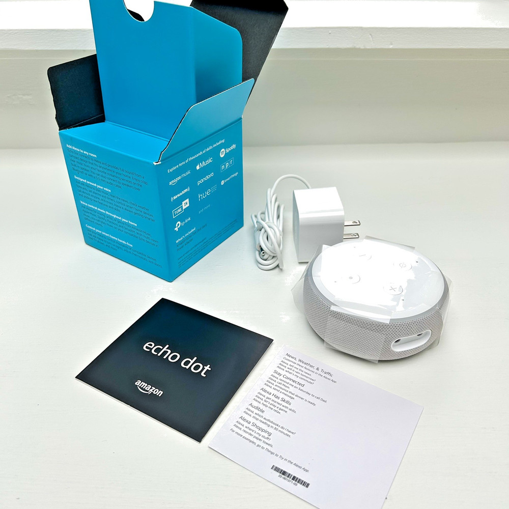 Amazon Echo Dot (3rd Generation)  Smart Speaker - Sandstone - Tested & EUC