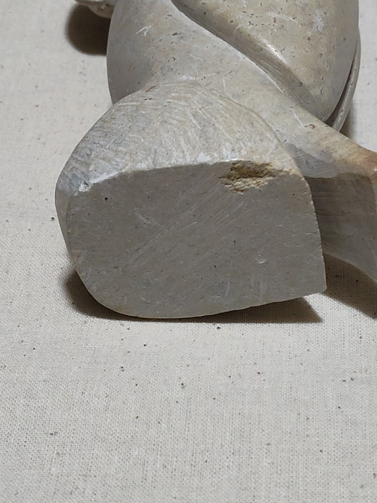 Carved Limestone Parrot Figure B19