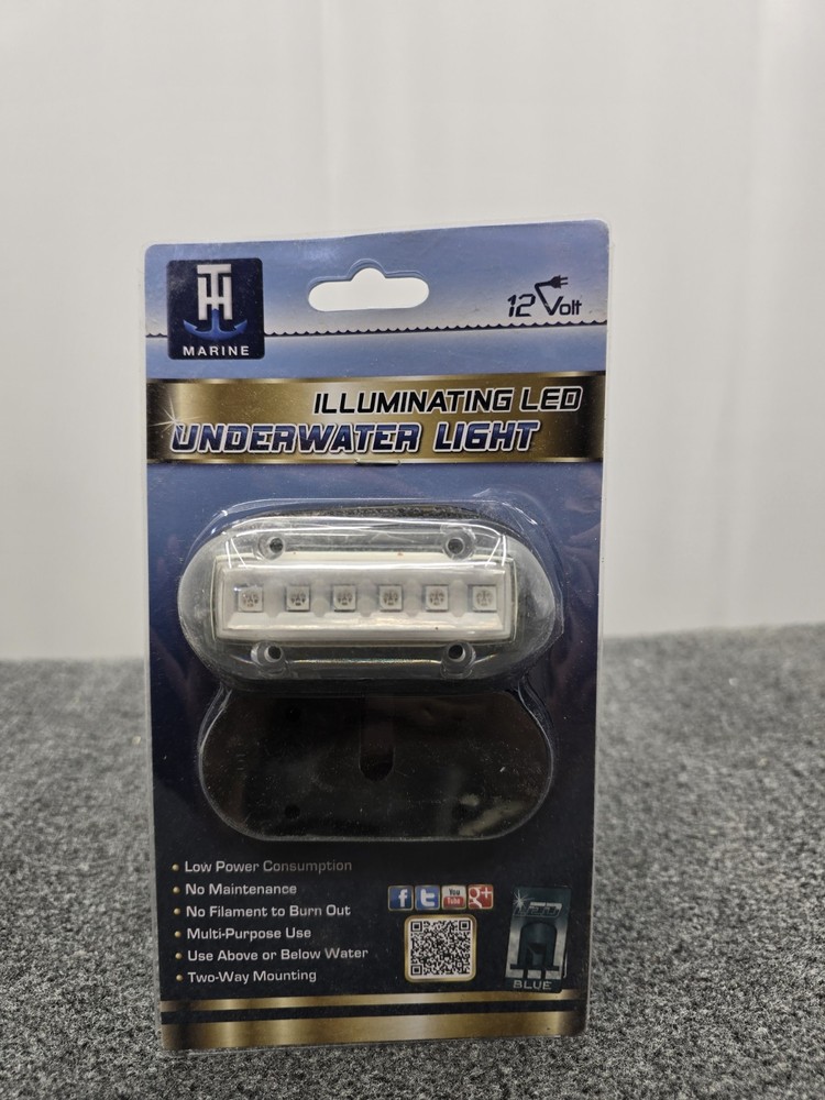 TH Marine LED-51867-DP Blue - LED Underwater Surface Mount Light