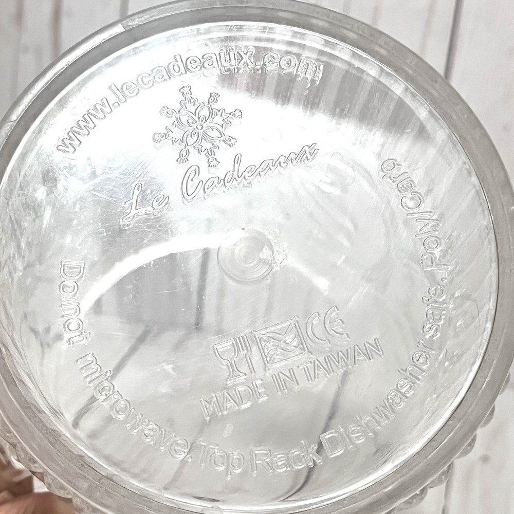 Le Cadeaux Fleur Acrylic Clear Pitcher without Lid 84 oz