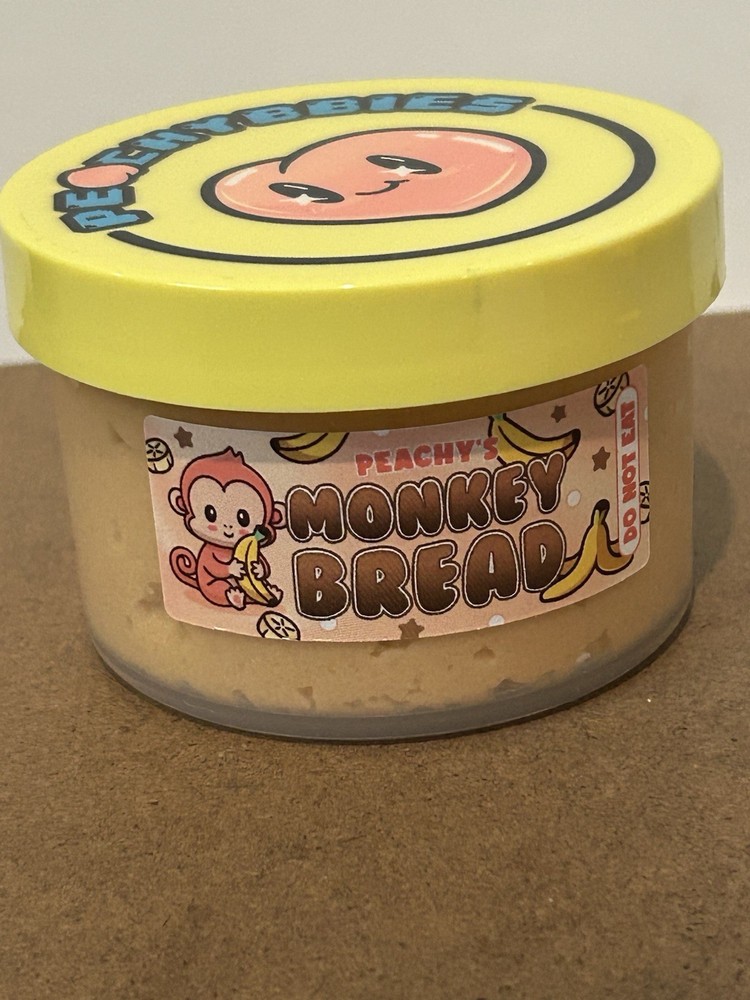 NEW Peachybbies Monkey Bread Slime