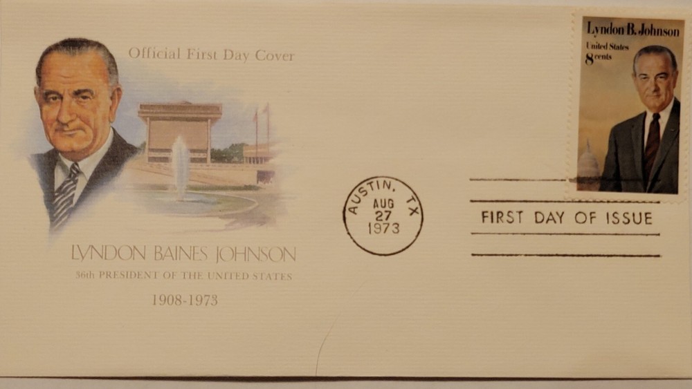 Scott #1503 8c Lyndon B. Johnson FDC & Cachet