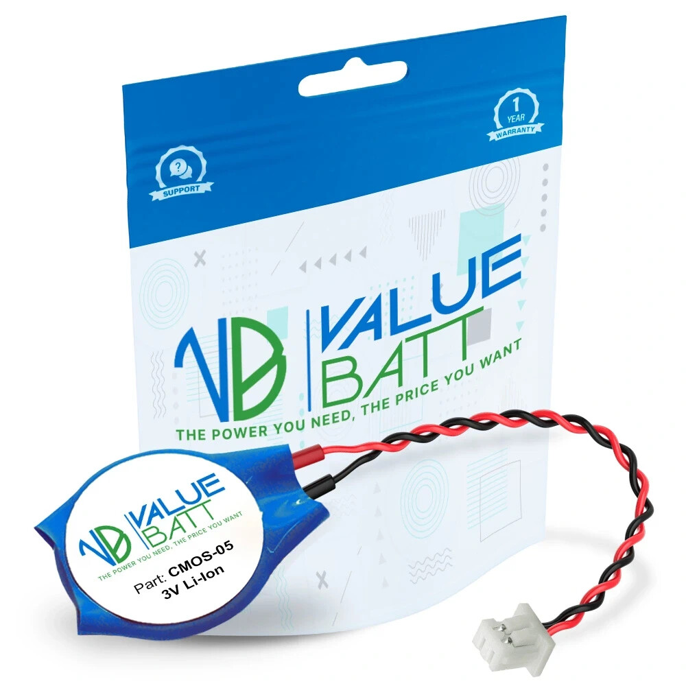 2 Wire RTC BIOS CMOS BATTERY for Dell E6430 E6530 E6520 E6540 E6440 E6420