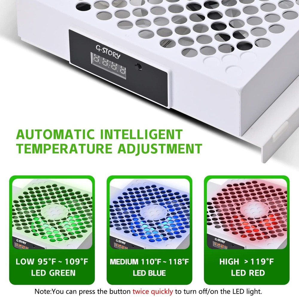 Automatic Speed Adjustable Fan for Xbox Series S