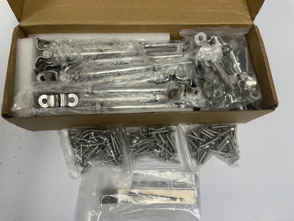 30-Pack Deck Man T316-Stainless Steel Adjustable Angle 1/8" Cable Railing Kit