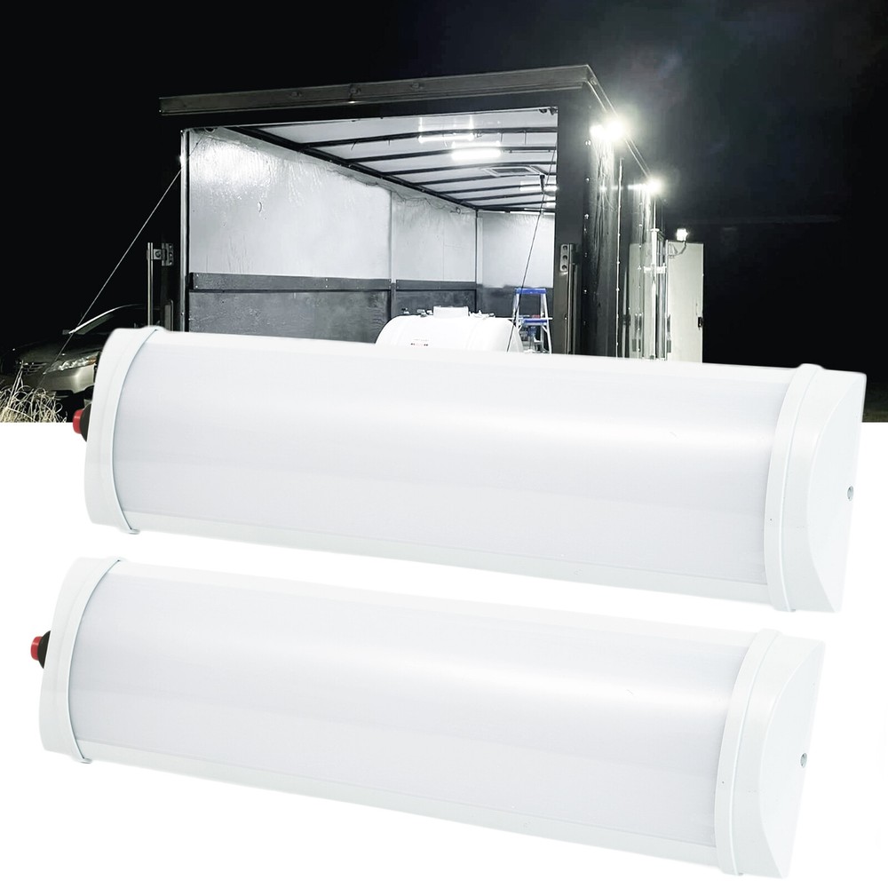 2X LED Car Interior Roof Light Ceiling Dome Lamp RV Camper Trailer Roof Truck