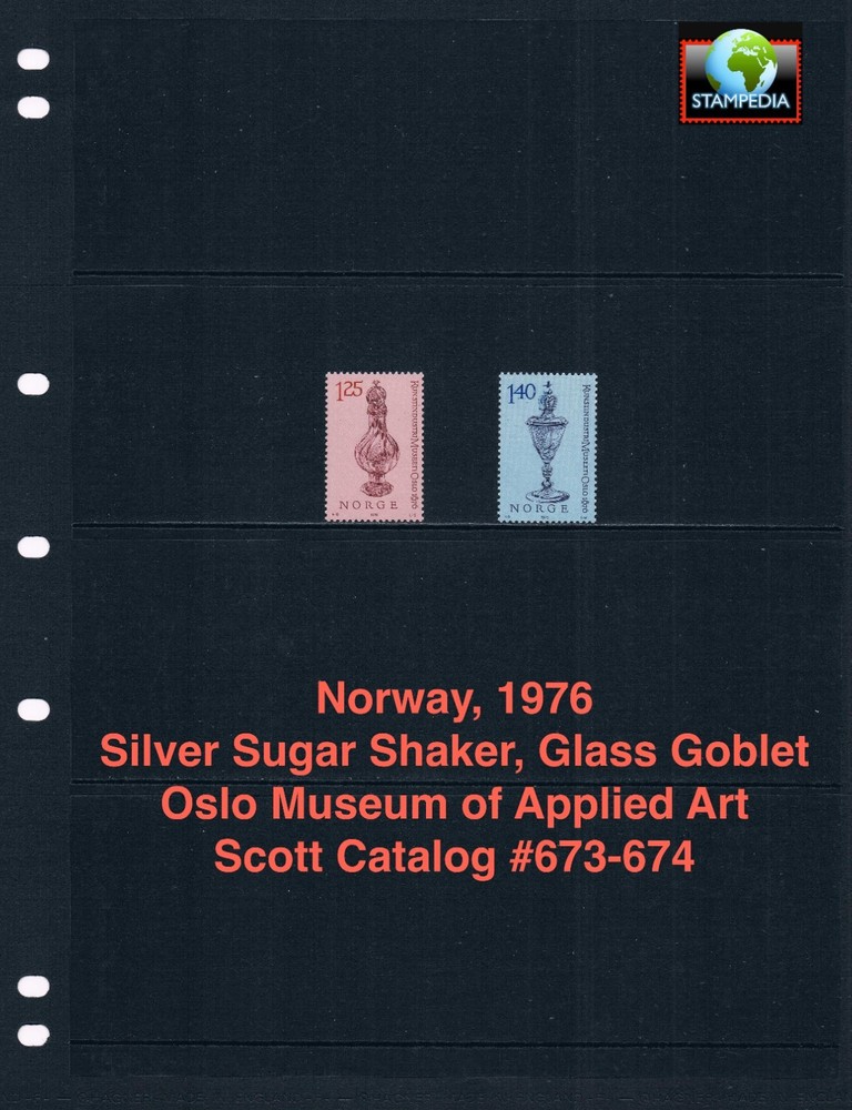 $1.40 Scott Value - 1976 NORWAY Museum Objects Norwegian Artifacts CV MNH NH UMM